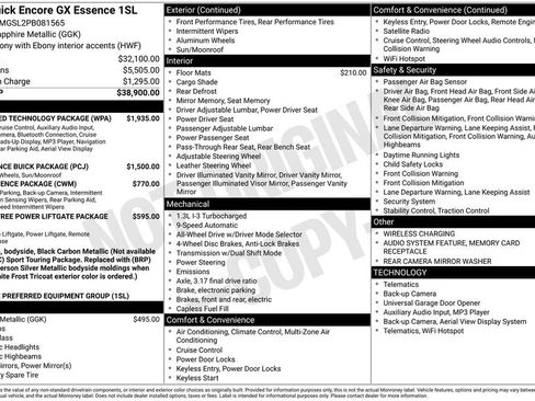 Used 2023 Buick Encore GX Essence w/ Advanced Technology Package image 3