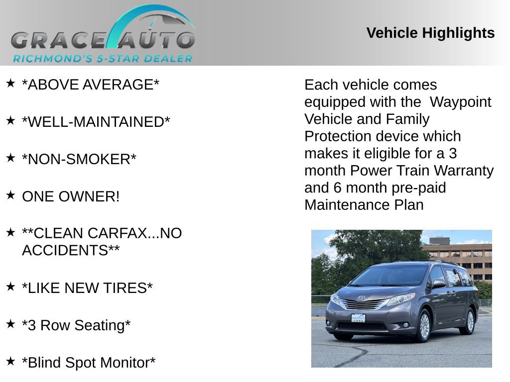 Used 2017 Toyota Sienna XLE FWD image 2