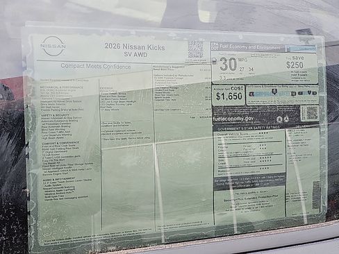 New 2026 Nissan Kicks SV w/ SV Premium Package image 19