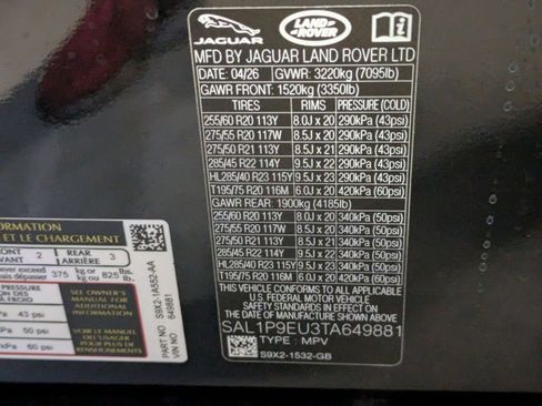 New 2026 Land Rover Range Rover Sport SE AWD/4WD image 31