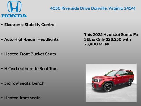 Used 2025 Hyundai Santa Fe SEL AWD/4WD image 12