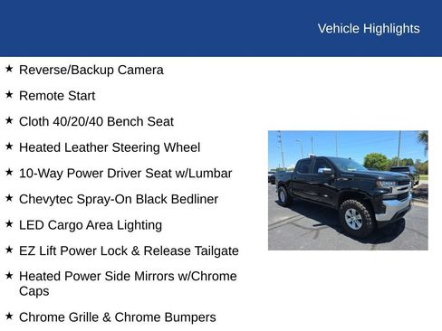 Used 2022 Chevrolet Silverado 1500 LT w/ Bed Protection Package RWD image 20