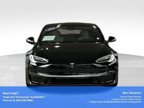 Used 2021 Tesla Model S Plaid AWD/4WD image 2