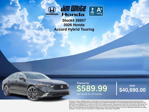 New 2026 Honda Accord Touring image 7