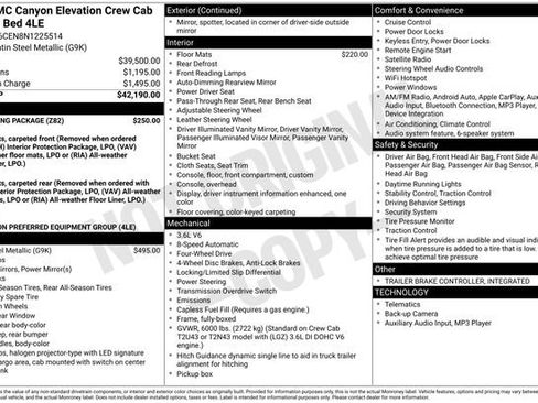 Used 2022 GMC Canyon Elevation w/ Trailering Package image 32