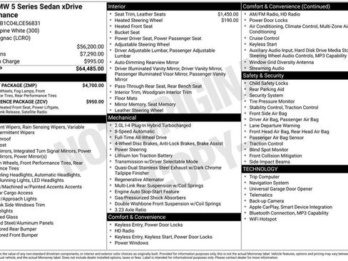 Used 2020 BMW 530e xDrive w/ M Sport Package image 6