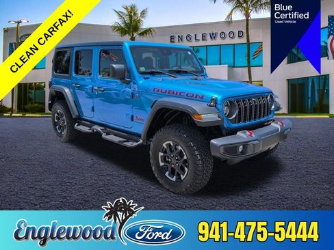 Used 2024 Jeep Wrangler Unlimited Rubicon w/ Technology Group AWD/4WD image 1