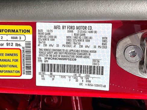 New 2025 Ford Bronco Sport Outer Banks w/ Outer Banks Tech Package+ image 12