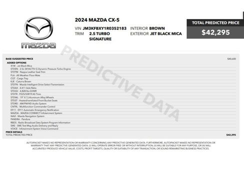 Used 2024 MAZDA CX-5 Signature AWD/4WD image 2
