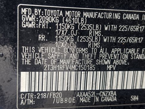 Used 2021 Toyota RAV4 LE FWD image 13