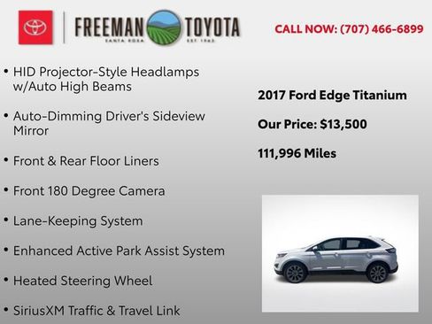 Used 2017 Ford Edge Titanium w/ Equipment Group 302A AWD/4WD image 13