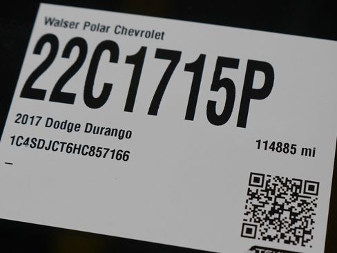 Used 2017 Dodge Durango R/T w/ Trailer Tow Group IV image 30