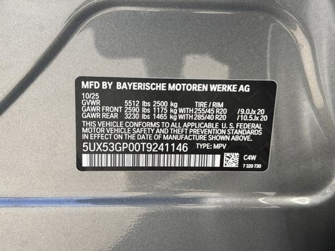 Used 2026 BMW X3 xDrive30i w/ Convenience Package AWD/4WD image 32