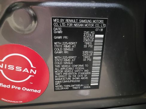 Used 2018 Nissan Rogue SV image 33