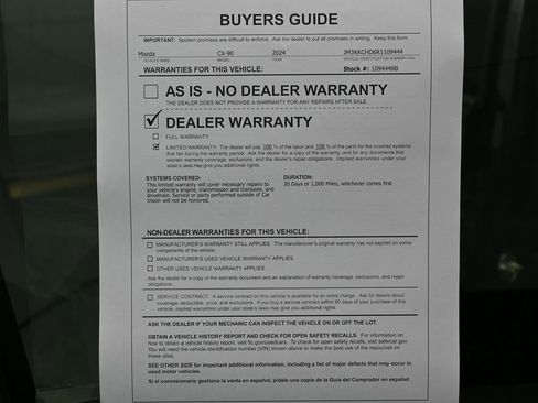 Used 2024 MAZDA CX-90 3.3 Turbo w/ Preferred Plus image 40