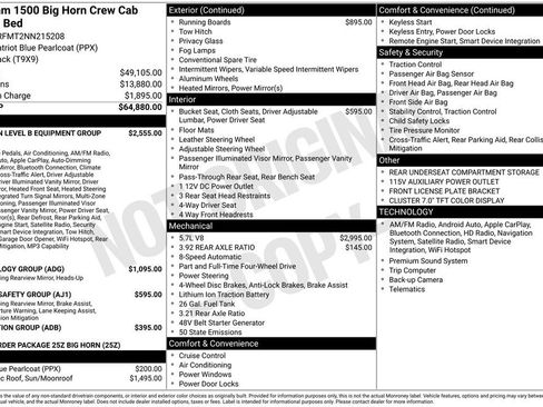 Used 2022 RAM 1500 Big Horn AWD/4WD image 8