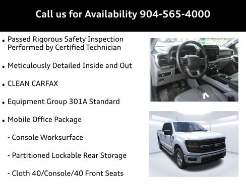 Used 2024 Ford F150 XLT w/ Mobile Office Package AWD/4WD image 4