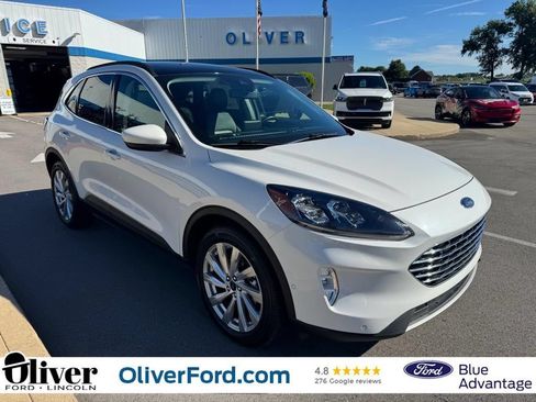 Certified 2021 Ford Escape Titanium w/ Titanium Elite Package AWD/4WD image 1