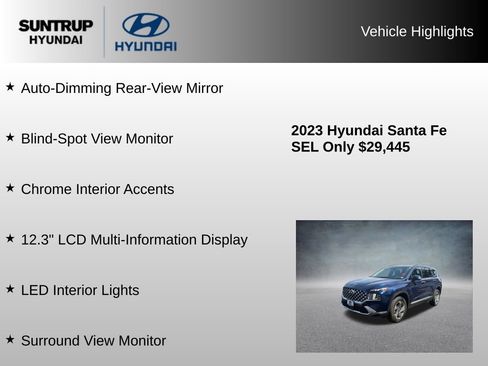 Used 2023 Hyundai Santa Fe SEL w/ Premium Package AWD/4WD image 30