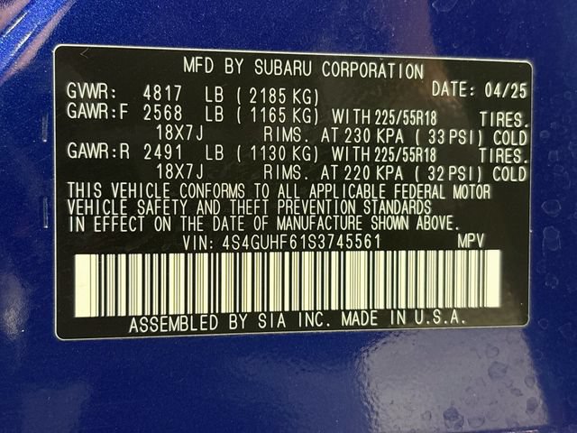 Certified 2025 Subaru Crosstrek 2.5i Sport AWD/4WD image 34