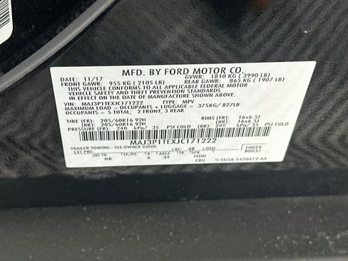 Used 2018 Ford EcoSport SE w/ SE Convenience Package FWD image 12