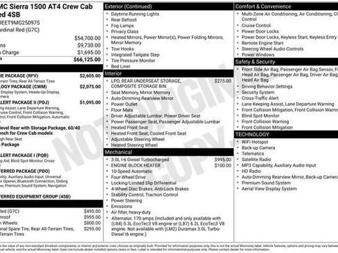 Used 2021 GMC Sierra 1500 AT4 w/ AT4 Value Package AWD/4WD image 7