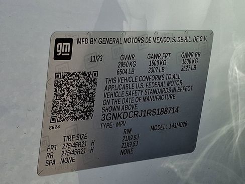 Certified 2024 Chevrolet Blazer EV RS AWD/4WD image 26