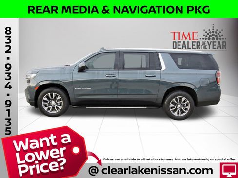 Used 2021 Chevrolet Suburban LT w/ Rear Media and Nav Package image 4