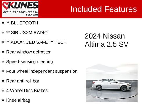 Used 2024 Nissan Altima 2.5 SV image 2