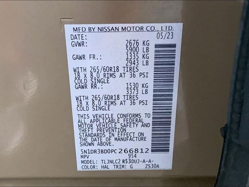 Used 2023 Nissan Pathfinder Rock Creek image 31