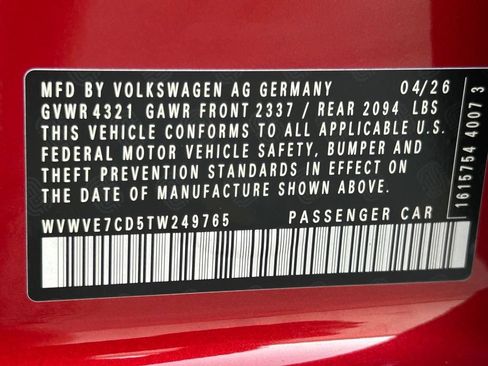 New 2026 Volkswagen GTI Autobahn FWD image 51