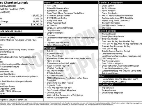 Used 2021 Jeep Cherokee Latitude FWD image 7