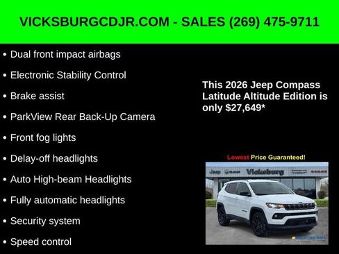 New 2026 Jeep Compass Latitude image 22