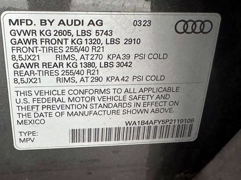 Used 2023 Audi SQ5 Premium Plus w/ Premium Plus Package AWD/4WD image 36