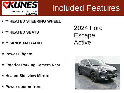 Used 2024 Ford Escape Active AWD/4WD image 3