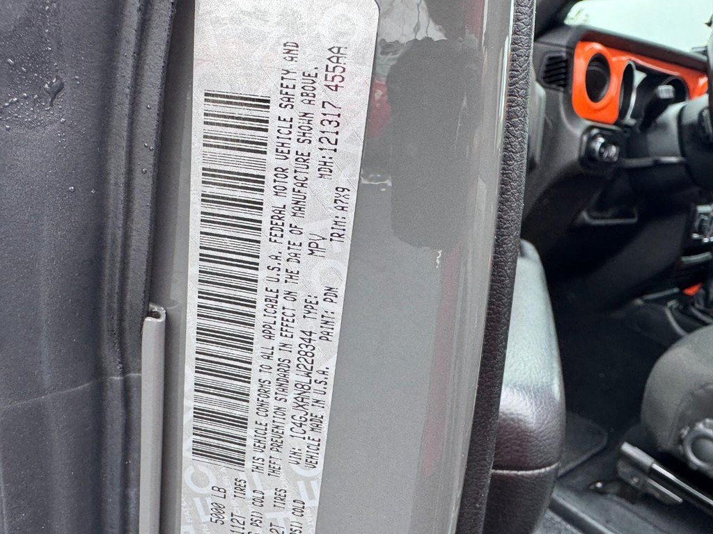 Used 2020 Jeep Wrangler Sport AWD/4WD image 21