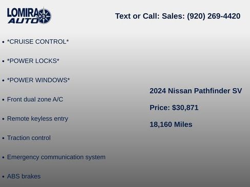 Used 2024 Nissan Pathfinder SV AWD/4WD image 6