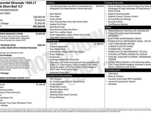 Used 2021 Chevrolet Silverado 1500 LT w/ Convenience Package II AWD/4WD image 41