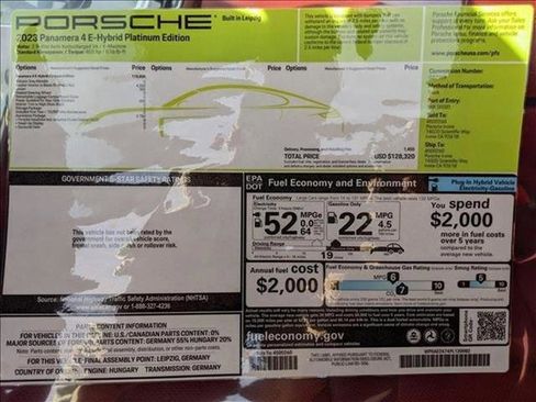 Used 2023 Porsche Panamera 4 Platinum Edition image 20