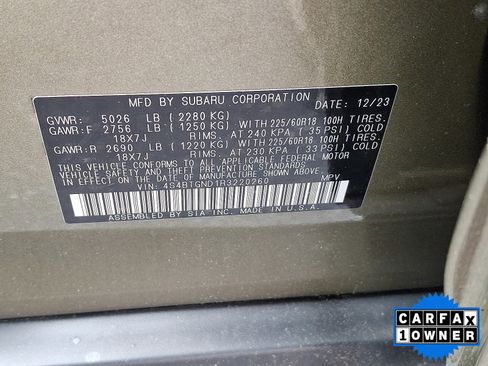 Certified 2024 Subaru Outback Limited XT AWD/4WD image 54
