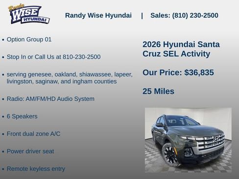 New 2026 Hyundai Santa Cruz SEL image 5