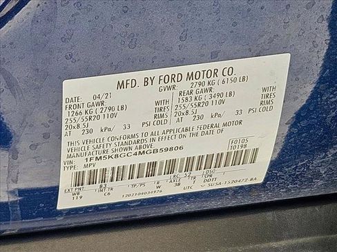 Used 2021 Ford Explorer ST w/ Equipment Group 401A AWD/4WD image 26