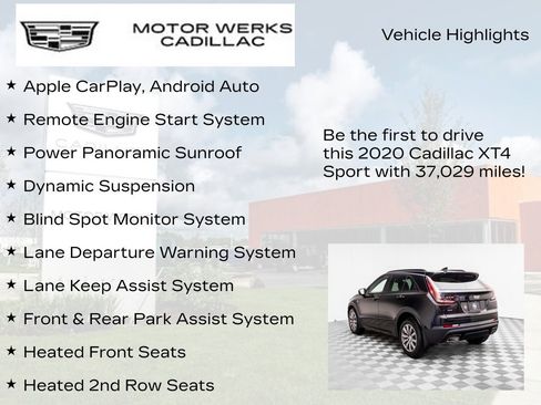 Used 2020 Cadillac XT4 Sport w/ Cold Weather Package image 7