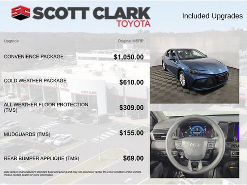 Used 2025 Toyota Camry LE w/ Convenience Package AWD/4WD image 8