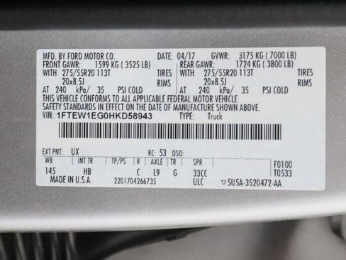 Used 2017 Ford F150 Lariat AWD/4WD image 38