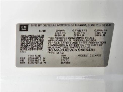 Used 2019 Chevrolet Equinox LT w/ Sun & Navigation Package AWD/4WD image 20