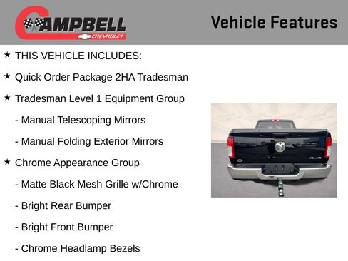 Used 2024 RAM 2500 Tradesman w/ Chrome Appearance Group image 5