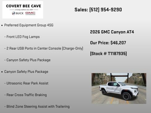 New 2026 GMC Canyon AT4 AWD/4WD image 18