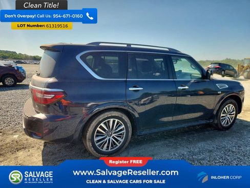 Used 2021 Nissan Armada SL w/ Captain's Chairs Package RWD image 4