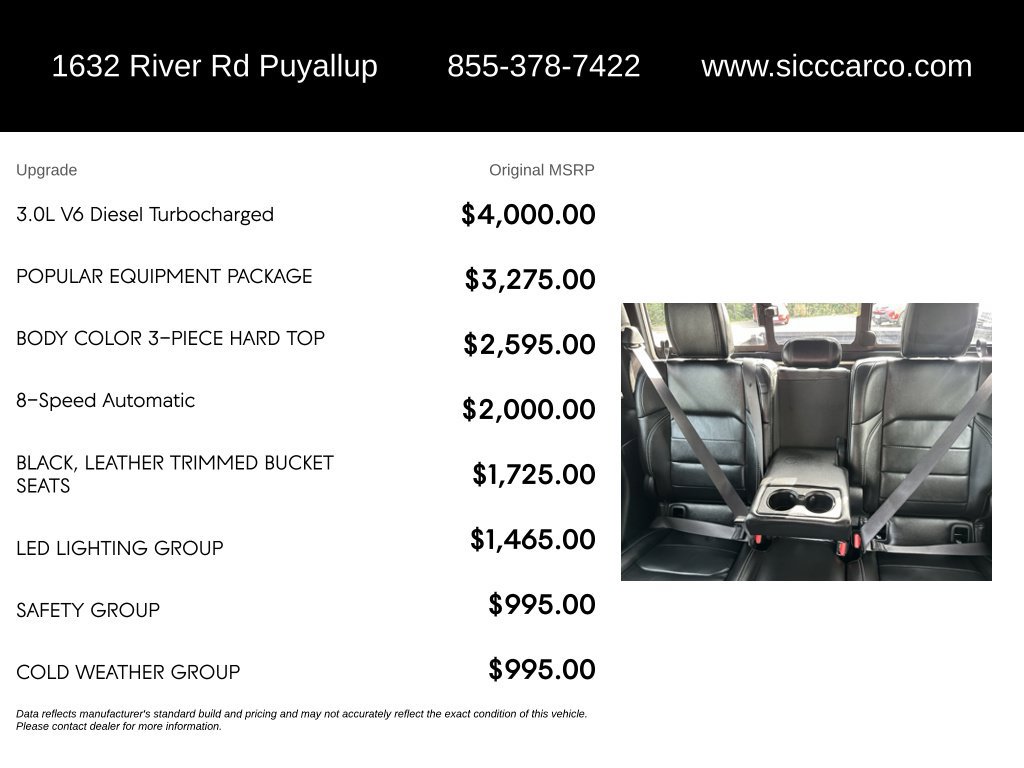 Used 2021 Jeep Gladiator Overland w/ Popular Equipment Package AWD/4WD image 5